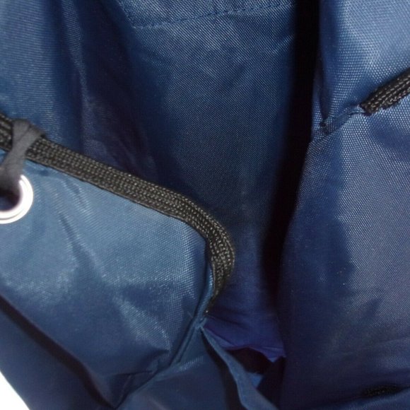 NEW VINTAGE AMERICAN CAMPER BLUE SATCHEL BAG BACKPACK LARGE SI240 - Picture 6 of 12